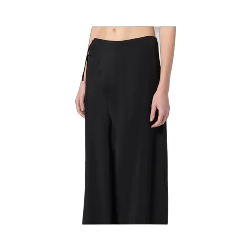 High Waist Wrap-Detail Trousers