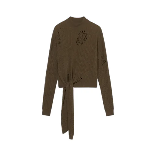 Tie-Detail Sweater