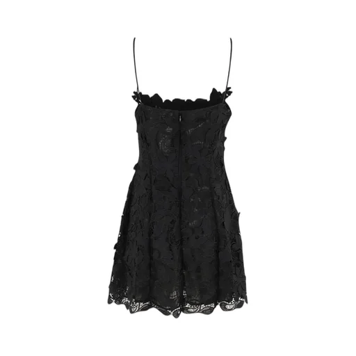 Floral-Lace Mini Dress