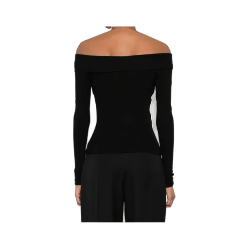 Off-Shoulder Twist-Front Top