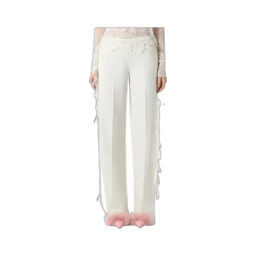 Lace-Detail Trousers