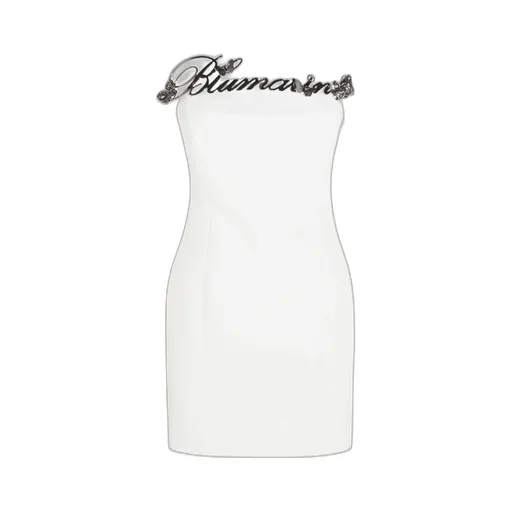 Logo Lettering Mini Dress