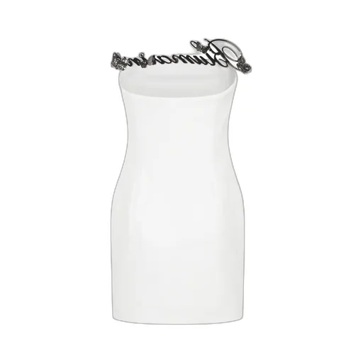 Logo Lettering Mini Dress