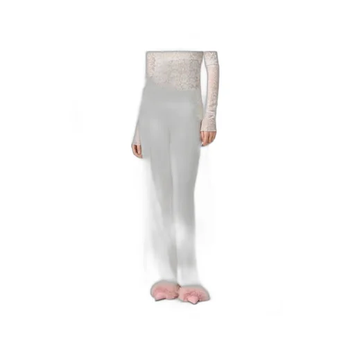 Lace-Detail Trousers