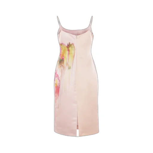 Floral Printed Sleeveless Midi Dress