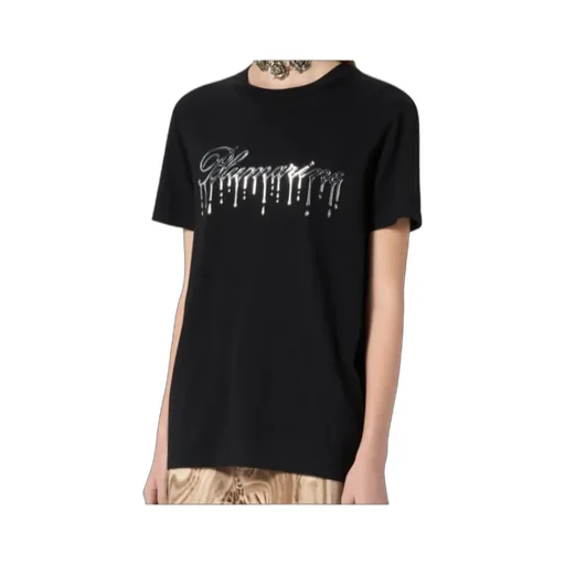 Raised-Logo Crewneck T-Shirt