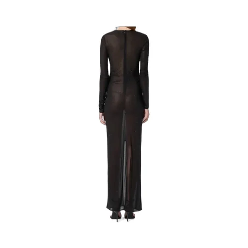 Embroidery Jersey Long Dress