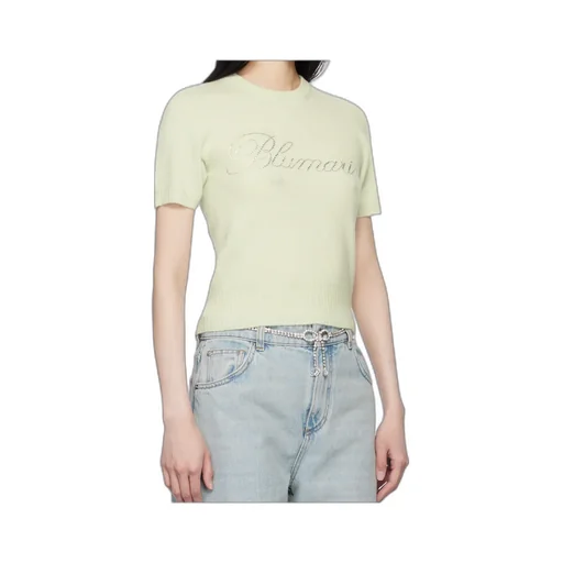 Green Cashmere Cropped Sweater