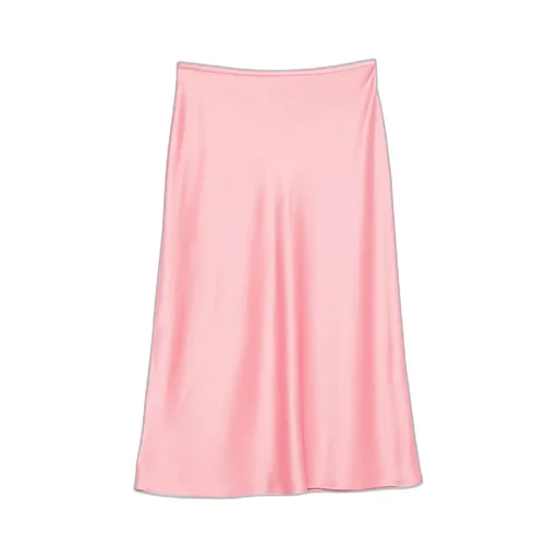 Satin Midi Skirt