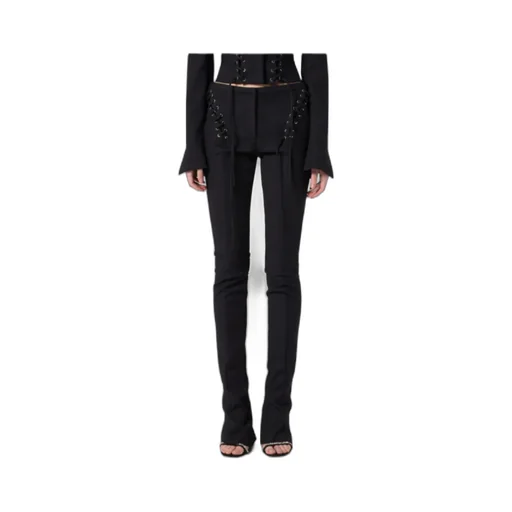 Lace-Up Detail Trousers