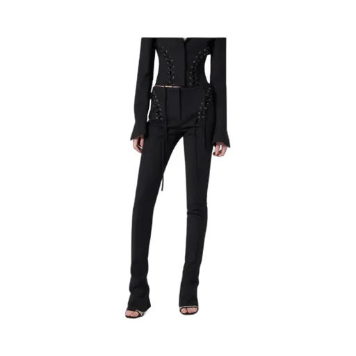 Lace-Up Detail Trousers