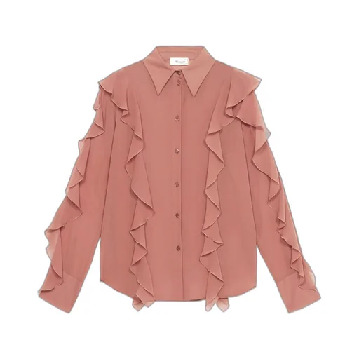 Long Sleeved Ruffled Shirt