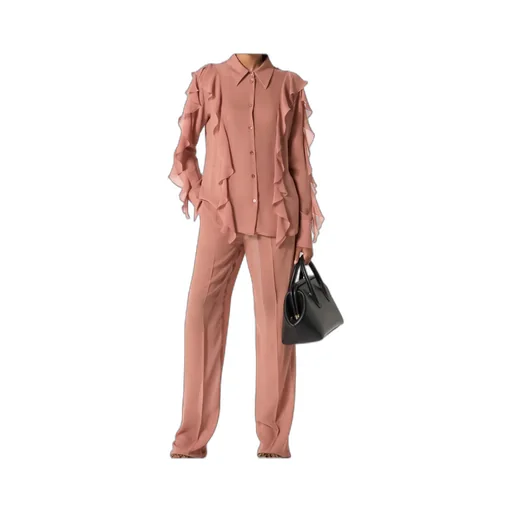 Long Sleeved Ruffled Shirt