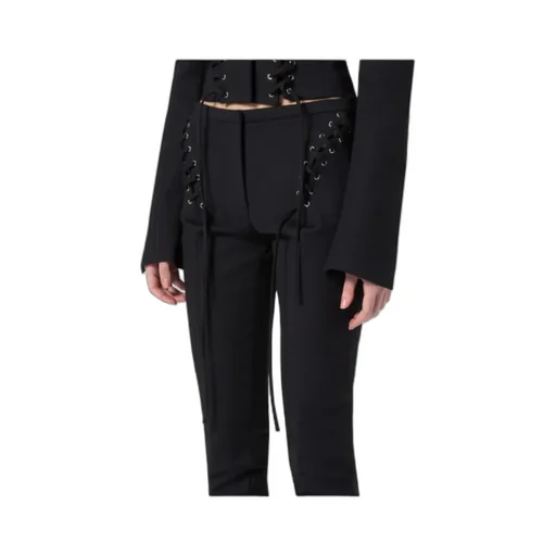 Lace-Up Detail Trousers