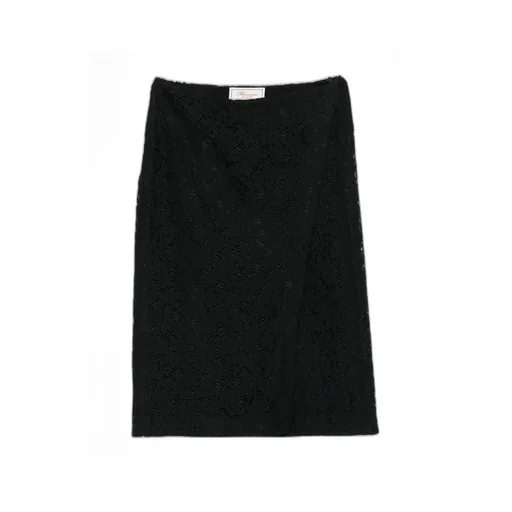 Lace Floral Midi Skirt