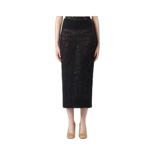Brushed Knitted Maxi Skirt
