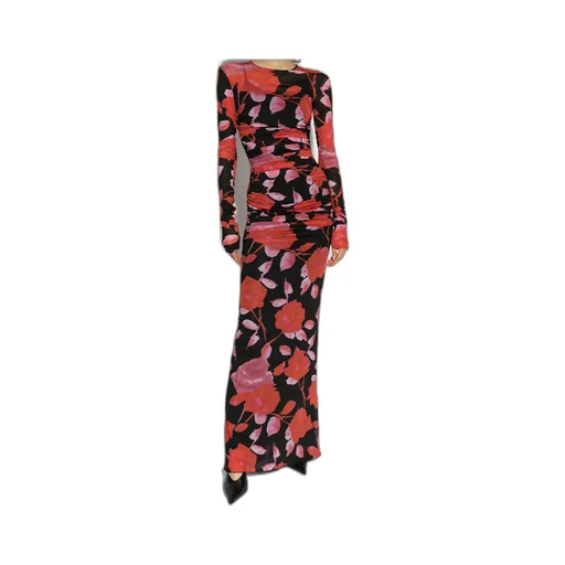 Floral-Print Maxi Dress