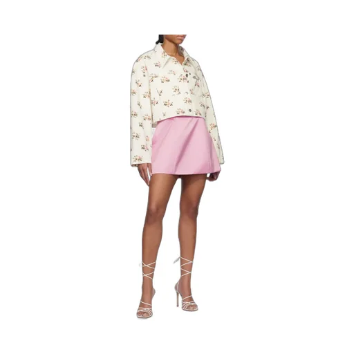 Duchess Satin Mini Skirt