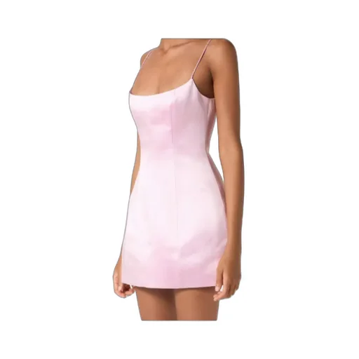 Spaghetti Strap Satin Mini Dress