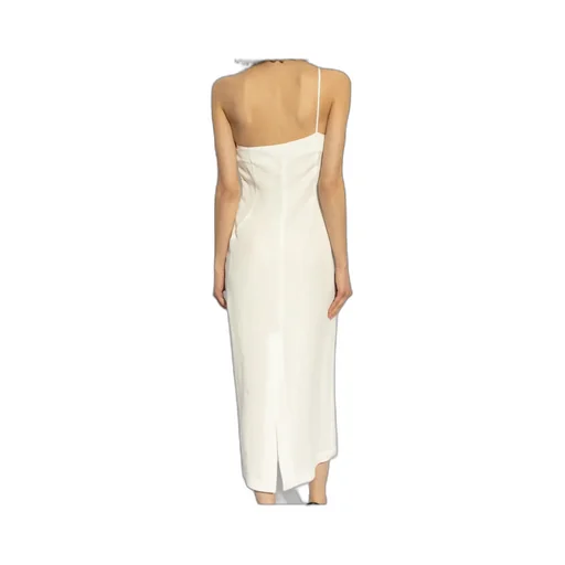 Single-Shoulder Midi Dress