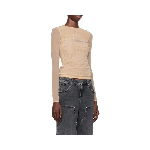 Long-Sleeved Elastic T-Shirt