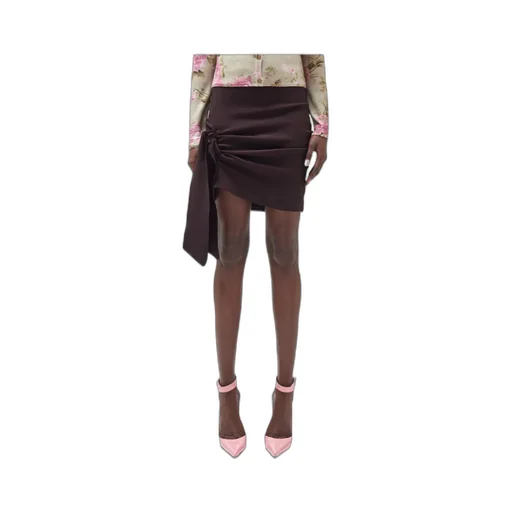Bow-Detail Mini Skirt
