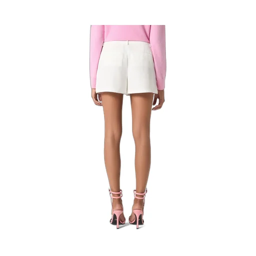 Floral-Appliqué Shorts