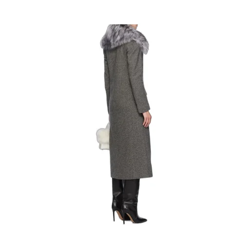 Herringbone Pattern Coat