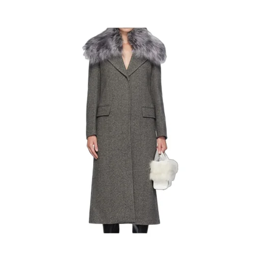 Herringbone Pattern Coat