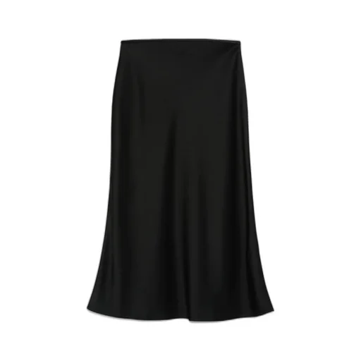 Satin Midi Skirt