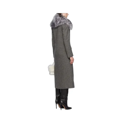 Herringbone Pattern Coat