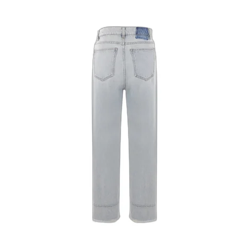 Logo Patch Straight-Leg Jeans