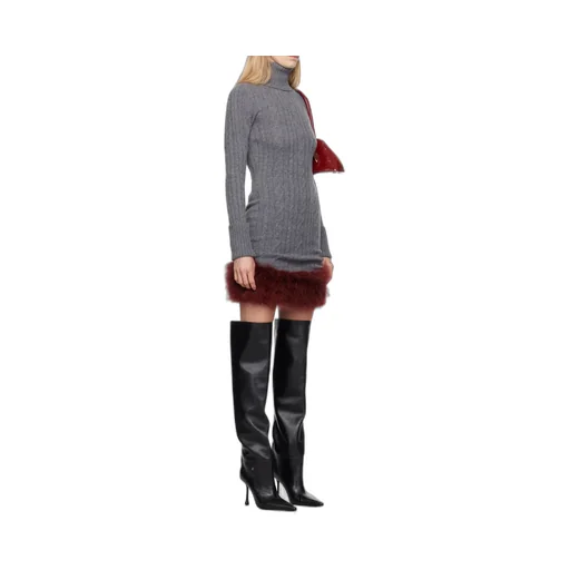 Knitted High-Necked Dress