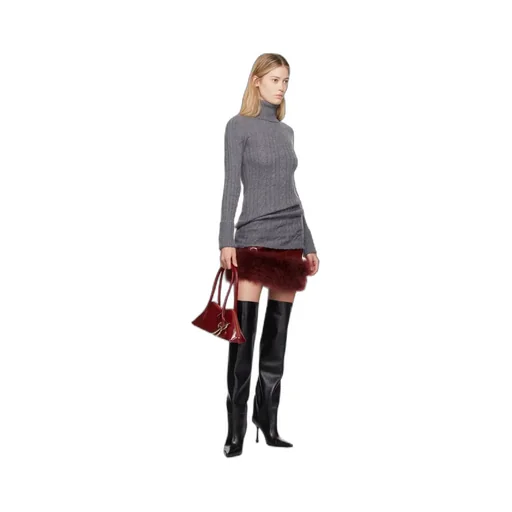 Knitted High-Necked Dress
