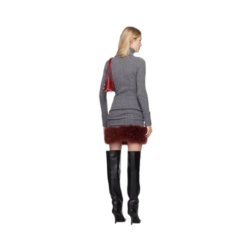 Knitted High-Necked Dress