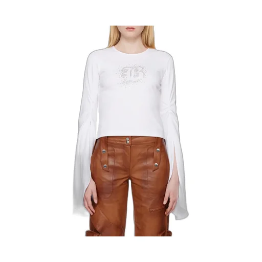 Round Collar And Long-Sleeved T-Shirt