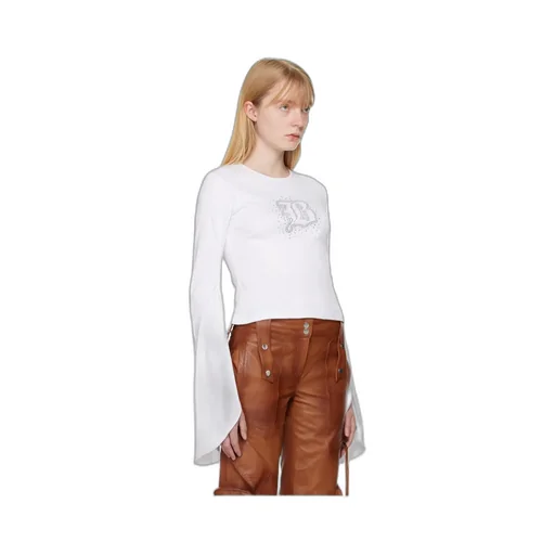 Round Collar And Long-Sleeved T-Shirt