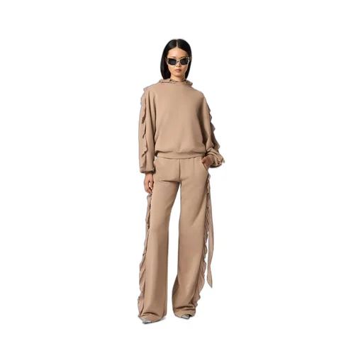 Wide-Leg Casual Pants