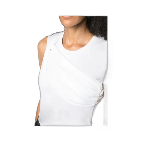 Twist-Detailed Crewneck T-Shirt