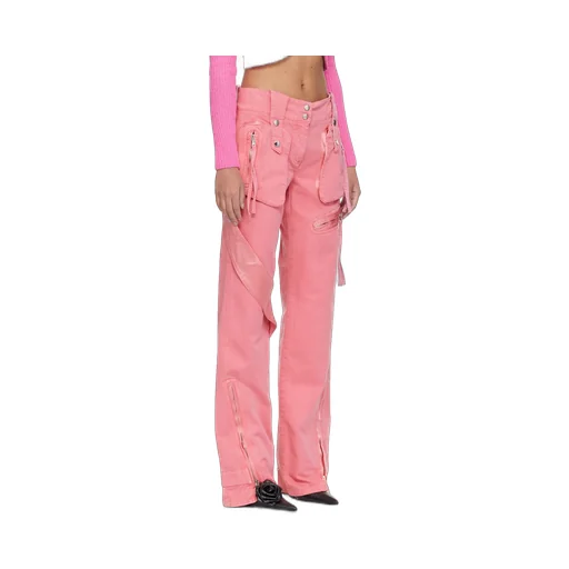 Inlaid Tooling Casual Trousers