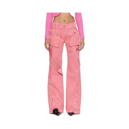 Inlaid Tooling Casual Trousers