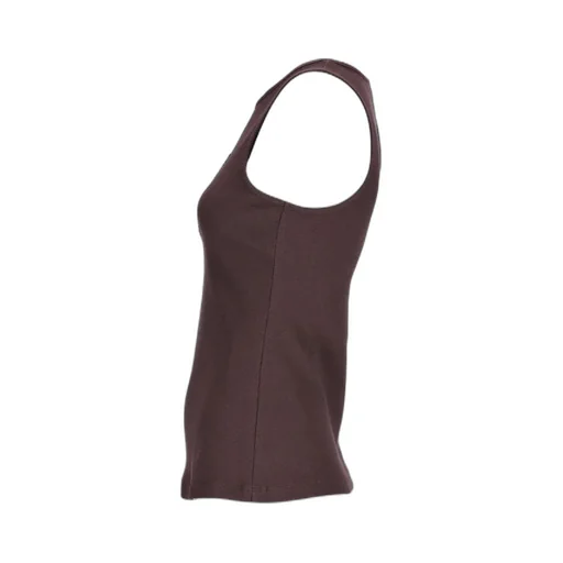 Rhinestoned Ribbed-Knit Tank Top