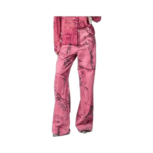 Cargo-Patch Print Puddle Trousers