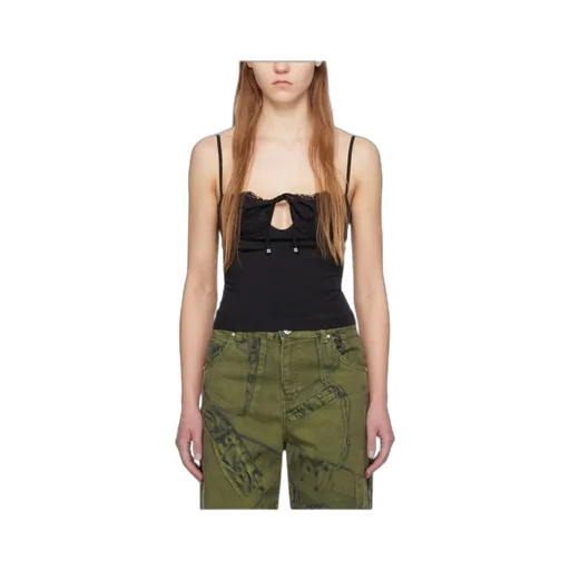 Lace Detailed Spaghetti Strap Tank Top