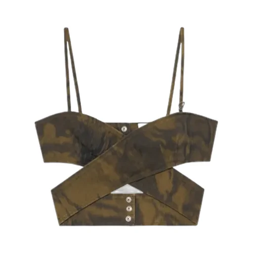 Printed Cross Top