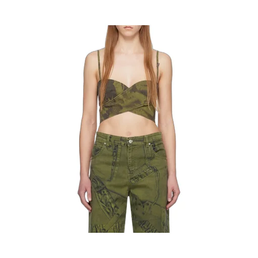 Printed Cross Top