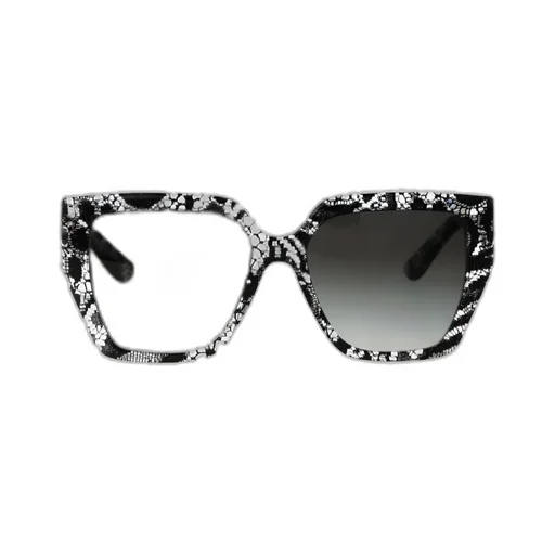 Lace-Detail Square-Frame Sunglasses