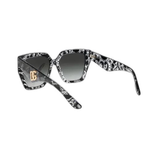 Lace-Detail Square-Frame Sunglasses