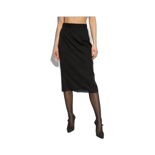 Chiffon Voile Calf-Length Skirt