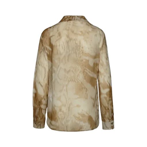 Long-Sleeved Lapel Shirt